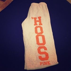 "Hoos" Victoria secret PINK sweatpants M