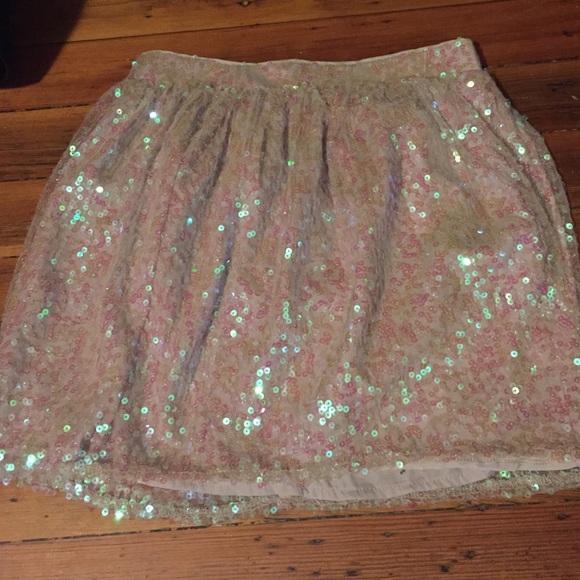 Nasty gal sequined skirt size m