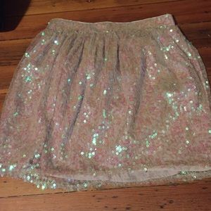 Nasty gal sequined skirt size m