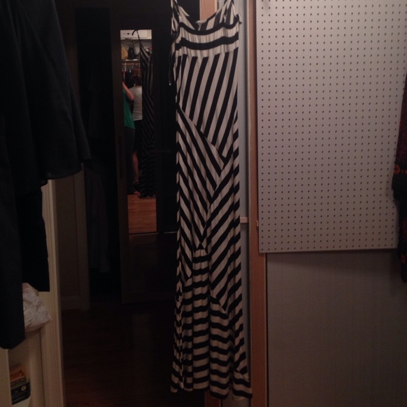 Striped maxi dress
