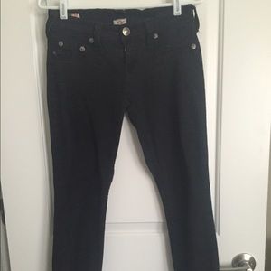 Black true religion jeans