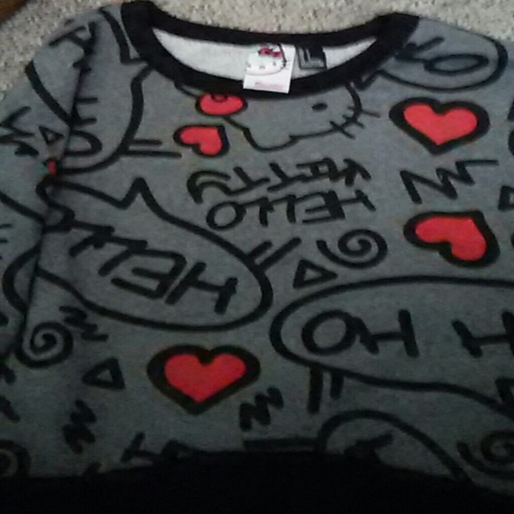 Hello kitty crop sweatshirt - Picture 1 of 3