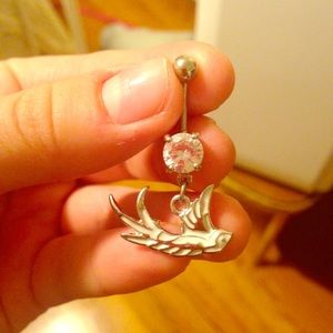 Dove Belly Button Ring