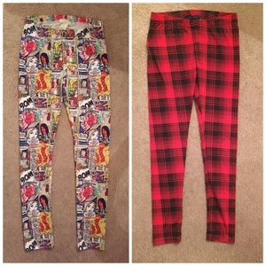Two pair girls leggings Bundle