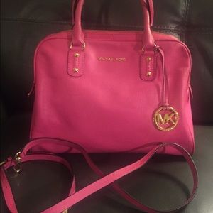 MICHAEL KORS SOFT LEATHER SATCHEL