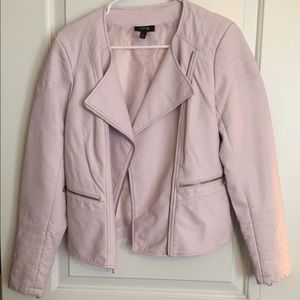 Pink pleather jacket
