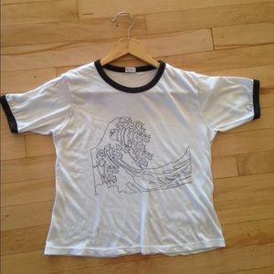 Brandy Melville Wave Crop Top