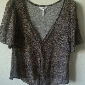 Cheetah blouse