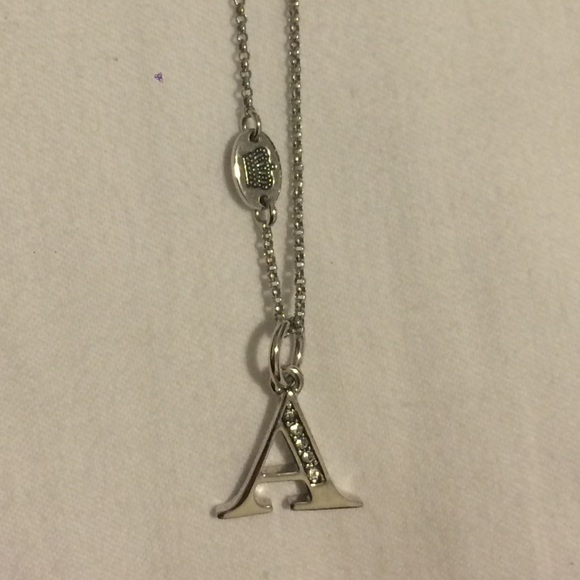 Juicy Couture Silver Initial Necklace