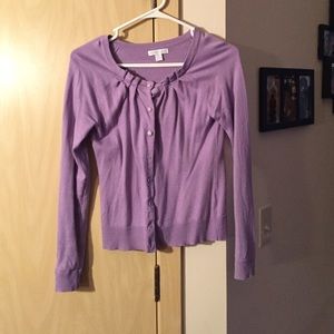 NY&C Pastel Purple Cardigan