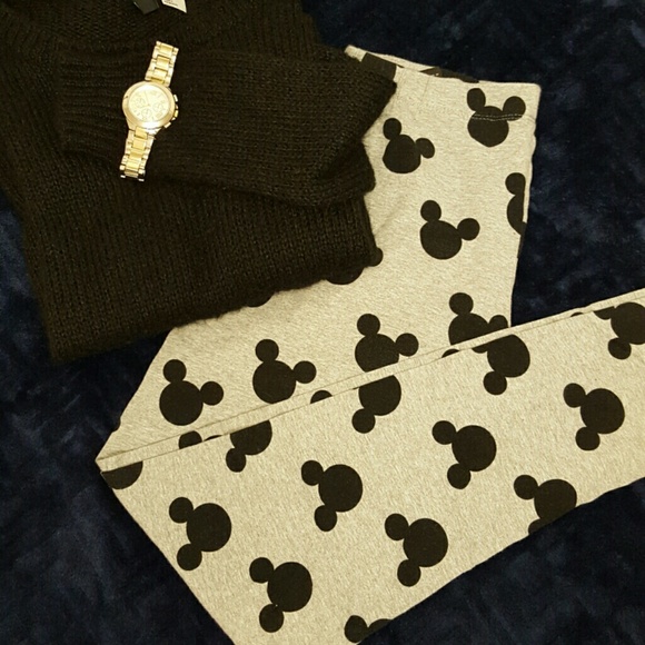 NWOT Mickey Mouse cotton leggings