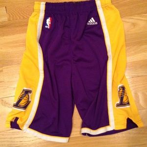 NBA Lakers basketball shorts