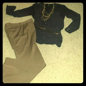 Caramel colored dress pants