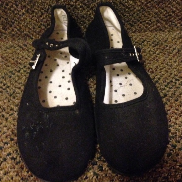 Black Buckle Flats - Picture 1 of 4