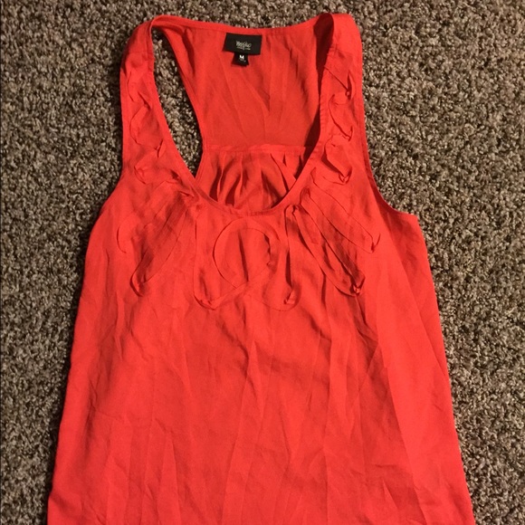 Silky Tank with Embellished Neckline - Picture 1 of 2
