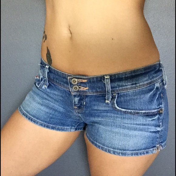 EUC Denim Fade style Hollister Shorts 1