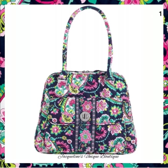 💰SOLD💰Vera BradleyTurn Lock Satchel Petal
