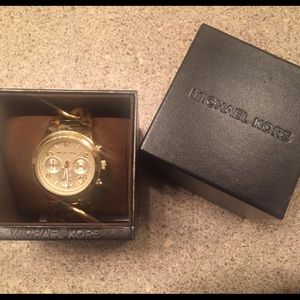 RUNWAY TWIST GOLD TONE TORTOISE ACETATE WATCH