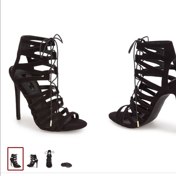 Black topshop heels