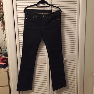 Rag and bone size 29 dark rinse jeans