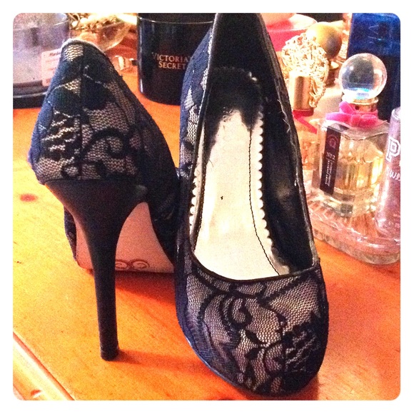 Lace heels