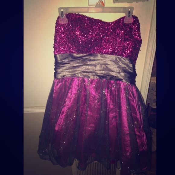Plus size sparkly prom dress