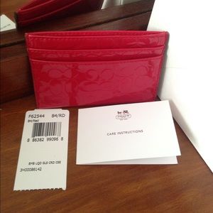 Authentic Coach Card holder.