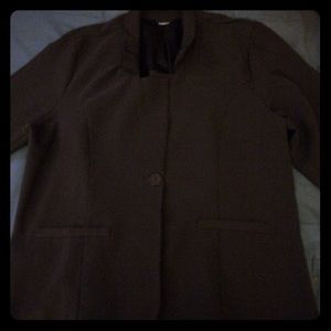 Gray blazer 3/4 quarter sleeve