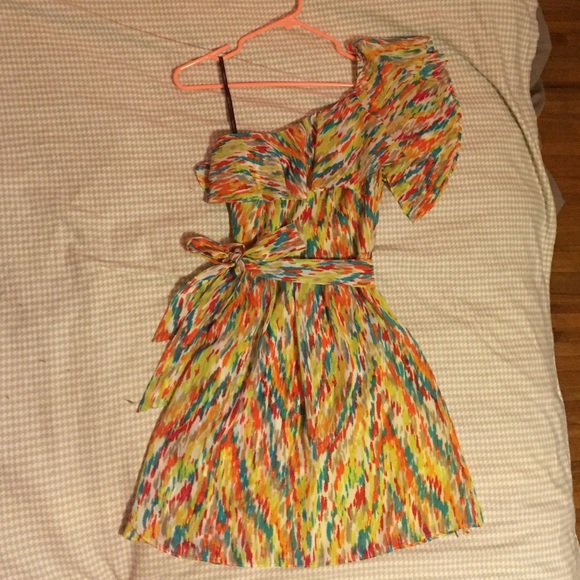 Beautiful one shoulder cocktail dress size 2