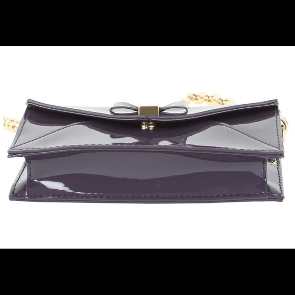 SOLD NWT Tory Burch Bow Envelope Crossbody -Violet - Picture 4 of 4
