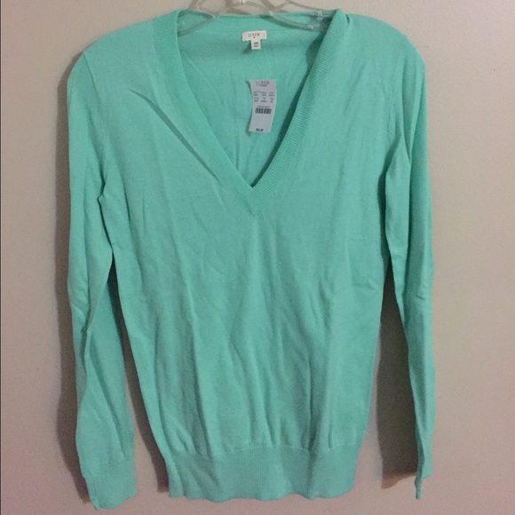 Beautiful Jcrew sweater! Aqua, NWT XS