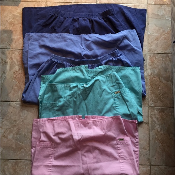 4 Large Scrub Skirts