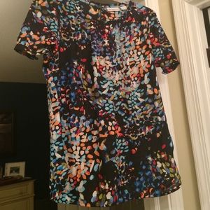 Liz Claiborne, M, Floral blouse.