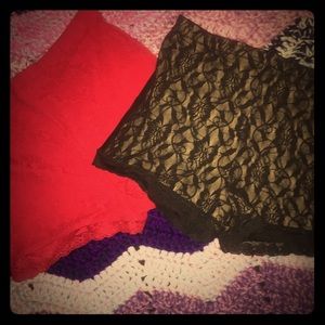 2 pair shape wear boy shorts