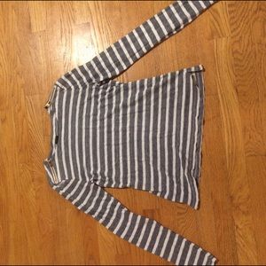 Striped j.crew shirt size small