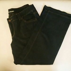 Lane Bryant dark denim boot cut jeans