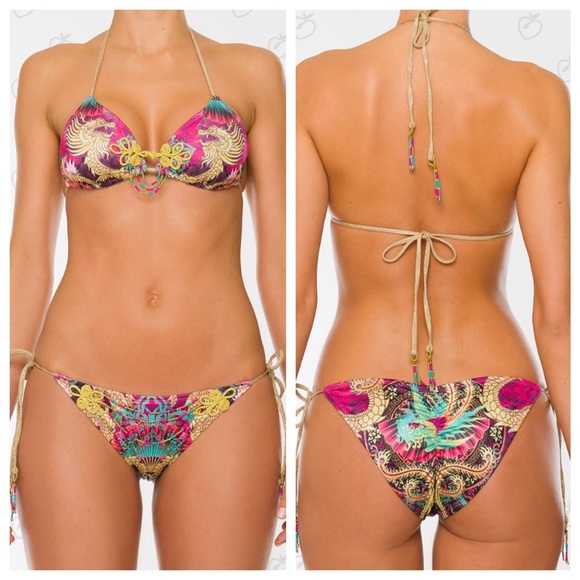 Energy triangle bikini 2 pieces top and bottom - Picture 2 of 4
