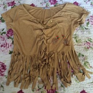 Nativa American top costume and earrings ✨