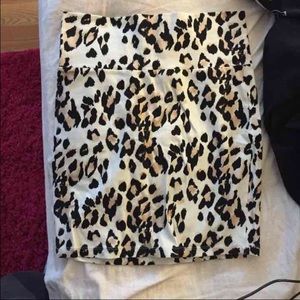 Cheetah pencil skirt