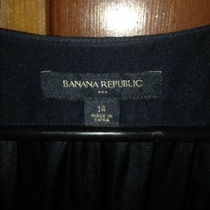 Navy Blue Banana Republic knee length dress