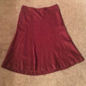 Banana Republic Crimson Skirt