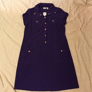 Chicos deep purple dress new with tags