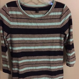 Jcrew size XXS sweater with stripes EUC