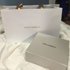 Dolce and Gabana gift bag and box