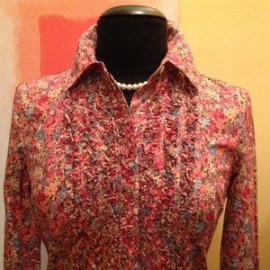 Like New Liz Claiborne Ruffle Shirt 2 for $25 DEAL