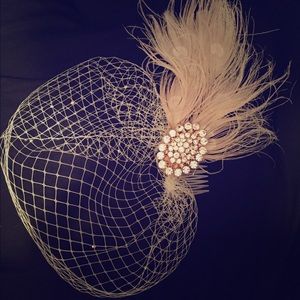 Bird cage veil! It's gorg😍