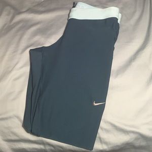 Blue Nike Capris Tights
