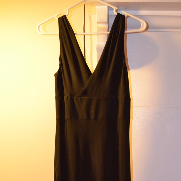 Black silk J Crew dress - Picture 1 of 2