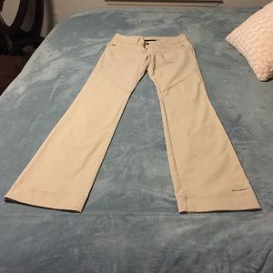Columbia Khaki Pants 6 Long 94% Nylon/6% Elastane