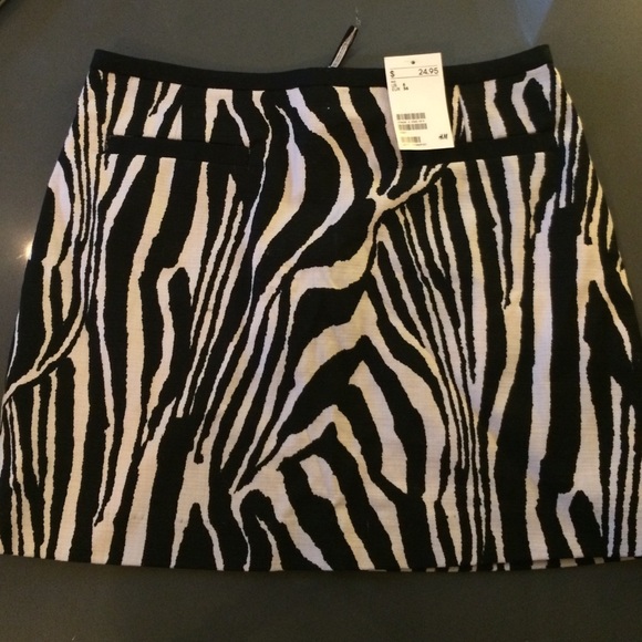 Zebra Print Pencil Mini Skirt